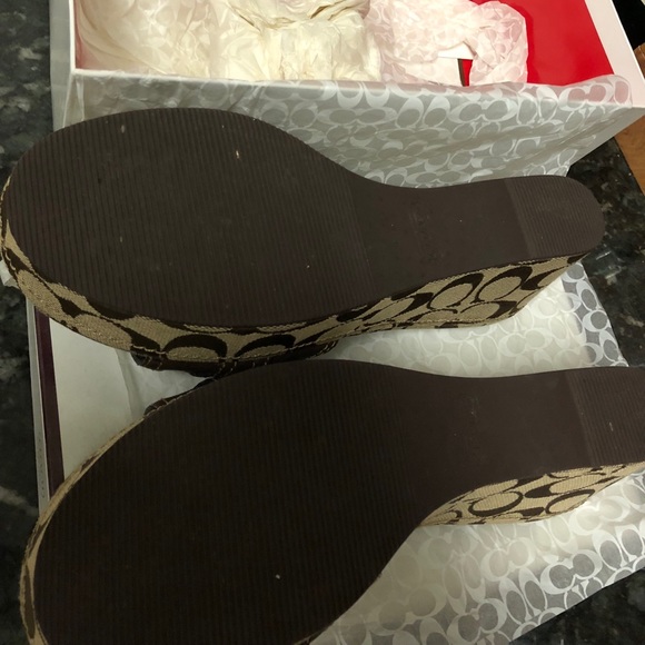 Coach Slip-On Wedges - Picture 4 of 4